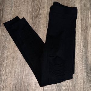 Women’s express slash leggings. XS. NEW